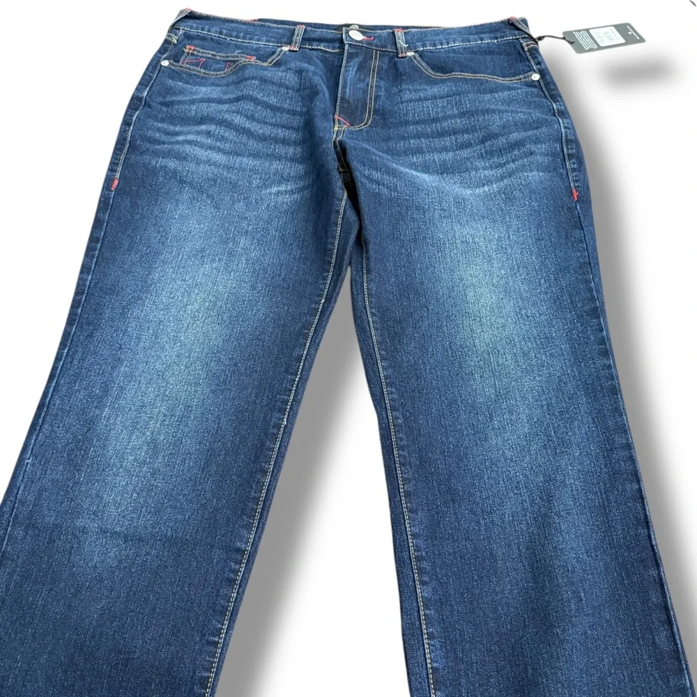 True Religion Geno Relaxed Slim Men Jeans W36 L32 (38x32)‎ Dark Wash